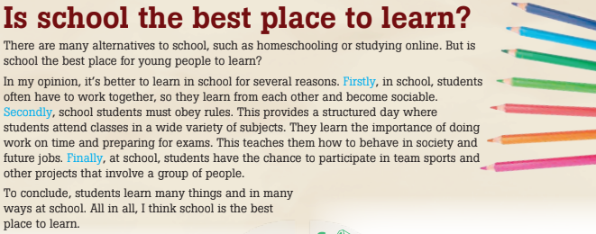 Tiếng Anh 8 unit 6 Writing trang 65 Friends plus