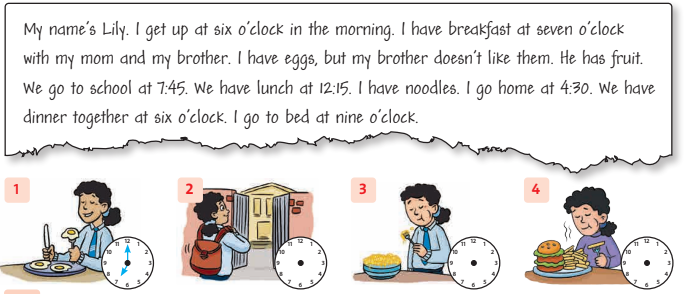 Tiếng Anh lớp 4 Review 3 trang 72, 73 Family and Friends