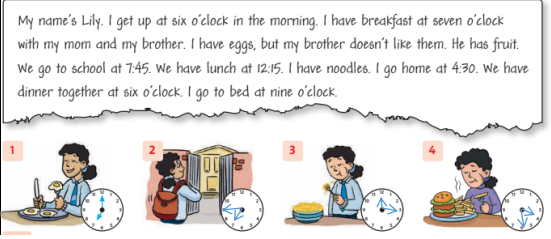 Tiếng Anh lớp 4 Review 3 trang 72, 73 Family and Friends