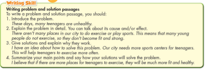 Sách bài tập tiếng Anh 8 unit 7 lesson 3