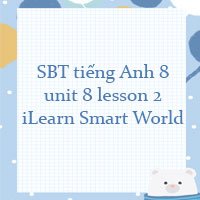 Sách bài tập tiếng Anh 8 unit 8 lesson 2