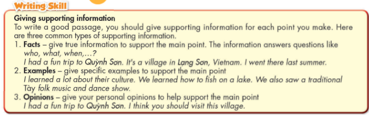 Sách bài tập tiếng Anh 8 unit 8 lesson 3