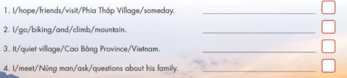 Sách bài tập tiếng Anh 8 unit 8 lesson 3