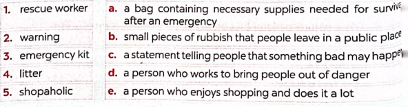 Sách bài tập tiếng Anh lớp 8 Test Yourself 3 Global success