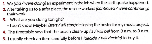 Sách bài tập tiếng Anh lớp 8 Test Yourself 3 Global success