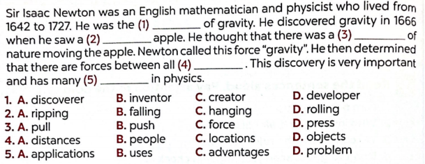 Sách bài tập tiếng Anh lớp 8 unit 11 Science and Technology