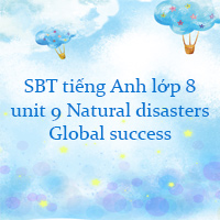 Sách bài tập tiếng Anh lớp 8 unit 9 Natural disasters Global success
