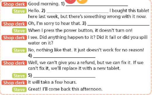 Tiếng Anh 8 Unit 6 6d Everyday English trang 87