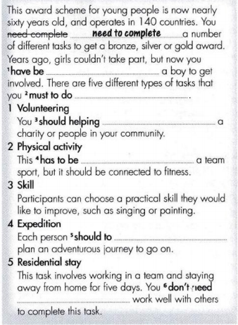 Workbook tiếng Anh 8 unit 6 Language focus trang 41 Friends plus