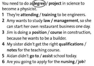 Workbook tiếng Anh 8 unit 6 Vocabulary and Listening trang 40 Friends plus