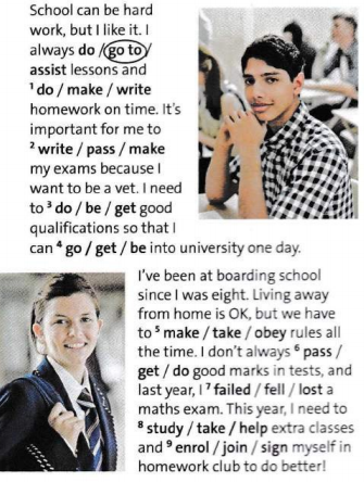 Workbook tiếng Anh 8 unit 6 Vocabulary trang 38 Friends plus