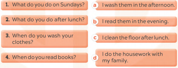 Sách bài tập tiếng Anh lớp 4 unit 14 Global success