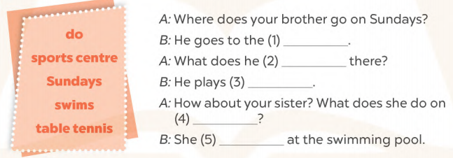 Sách bài tập tiếng Anh lớp 4 unit 15 Global success