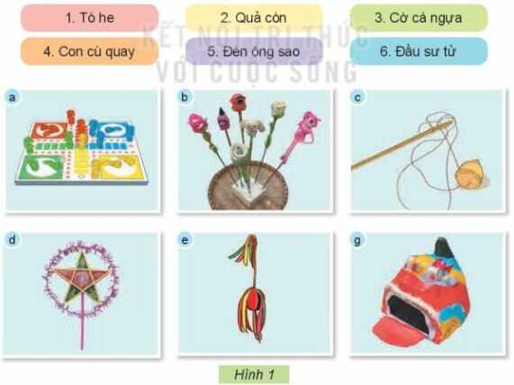 Giải SGK Công nghệ lớp 4 KNTT Bài 10: Đồ chơi dân gian