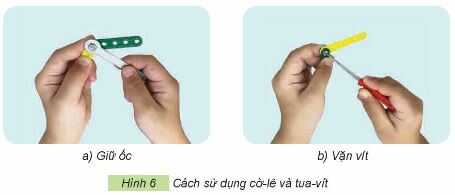 Giải SGK Công nghệ lớp 4 KNTT Bài 7: Giới thiệu bộ lắp ghép mô hình kĩ thuật