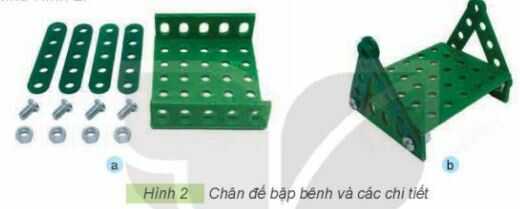 Giải SGK Công nghệ lớp 4 KNTT Bài 8: Lắp ghép mô hình bập bênh