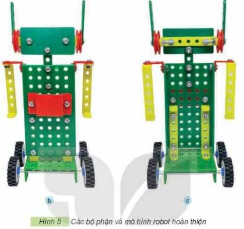 Giải SGK Công nghệ lớp 4 KNTT Bài 9: Lắp ghép mô hình robot
