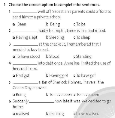 Friends Global 11 Workbook Unit 6 6D Grammar