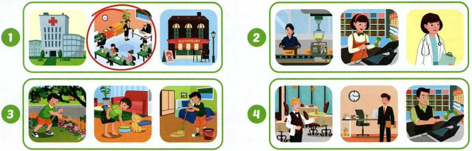 Sách bài tập tiếng Anh 4 unit 7 Review and Practice i Learn Smart Start