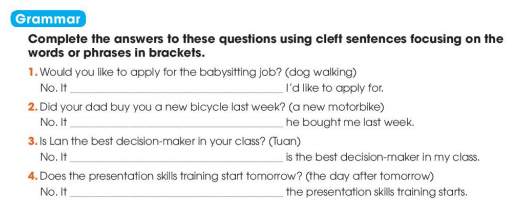 Tiếng Anh 11 Global Success Unit 8 Looking back