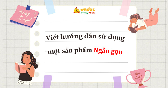 Viết hướng dẫn sử dụng một sản phẩm lớp 4 Ngắn gọn - Viết hướng ...