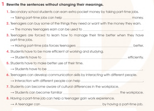 Sách bài tập Tiếng Anh 11 Global Success Unit 8 Writing