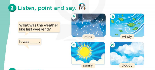 Tiếng Anh lớp 4 Unit 16 Lesson 1 trang 40 41 Global Success