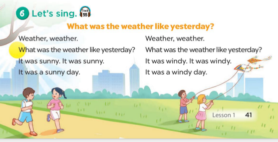 Tiếng Anh lớp 4 Unit 16 Lesson 1 trang 40 41 Global Success