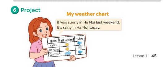 Tiếng Anh lớp 4 Unit 16 Lesson 3 trang 44 45 Global Success