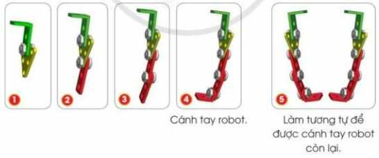 Giải SGK Công nghệ lớp 4 CD Bài 10: Lắp ghép mô hình robot
