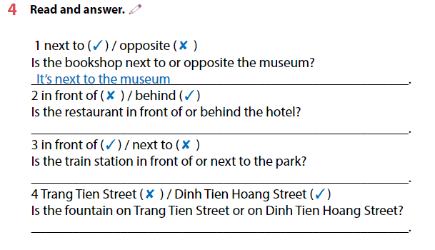 Sách bài tập tiếng Anh 4 Wonderful World Unit 9 Lesson 1