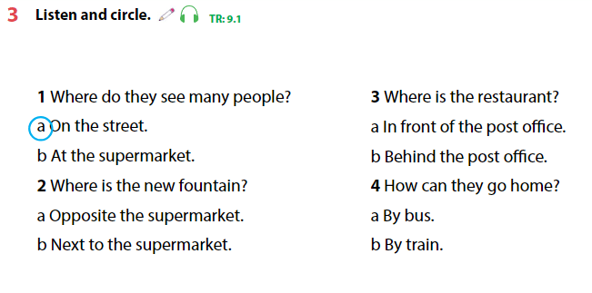Sách bài tập Tiếng Anh 4 Wonderful World Unit 9 Lesson 2