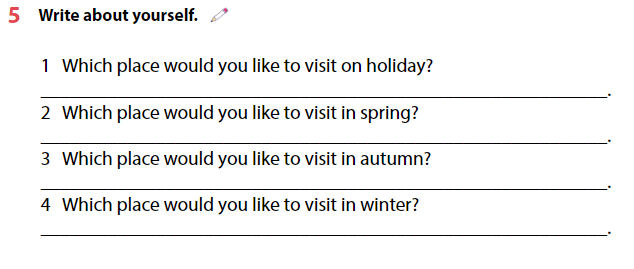 Sách bài tập Tiếng Anh lớp 4 Wonderful World Unit 10 Lesson 1