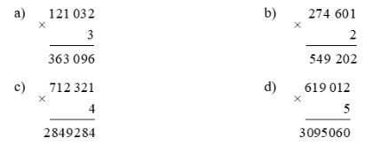 Vở bài tập Toán lớp 4 Tập 2 trang 18 Thực hành 1