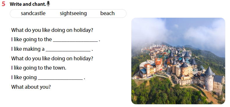 Sách bài tập Tiếng Anh lớp 4 Wonderful World Unit 10 Lesson 2