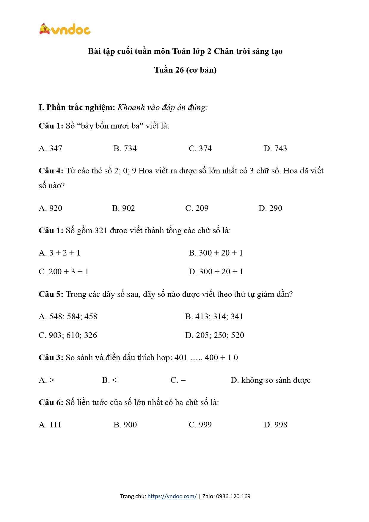 phieu bai tap toan 2 tuan 26 ctst co ban h1*576806