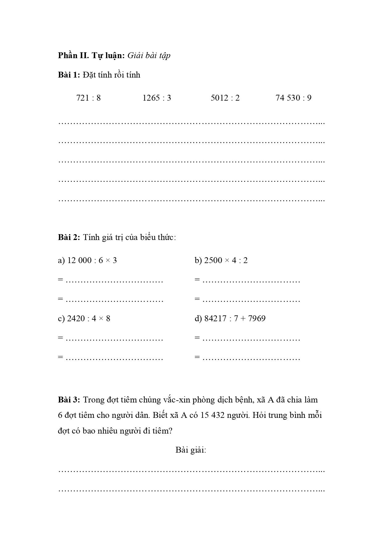 bai tap cuoi tuan 27 toan lop 3 canh dieu co ban h2*578251