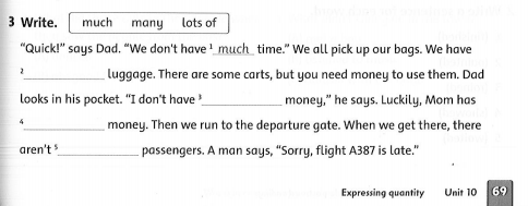 Giải SBT Family and Friends 5 SE Unit 10 Lesson two