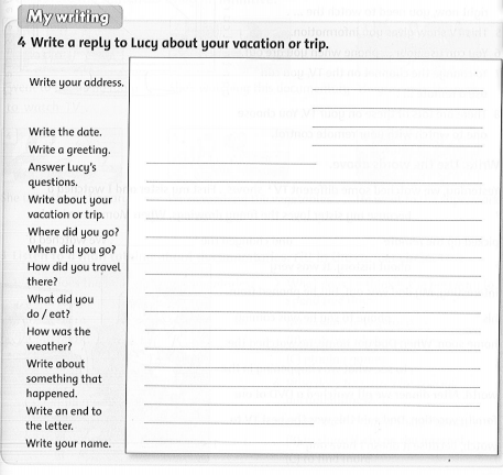 Family and Friends 5 Workbook Unit 10 Lesson 6