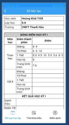 Cách tra cứu điểm vnEdu