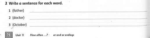 Family and Friends 5 Workbook Unit 11 Lesson 4