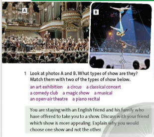 Friends Global 11 Workbook Unit 7 7G Speaking