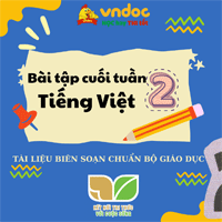 Bài tập cuối tuần tiếng Việt lớp 2 Kết nối tri thức Tuần 34