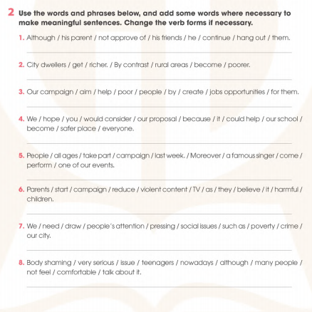 Sách bài tập Tiếng Anh 11 Global Success Unit 9 Writing