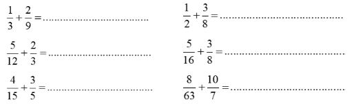 Vở bài tập Toán lớp 4 Tập 2 trang 54 Bài 1