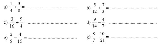 Vở bài tập Toán lớp 4 Tập 2 trang 58 Bài 1