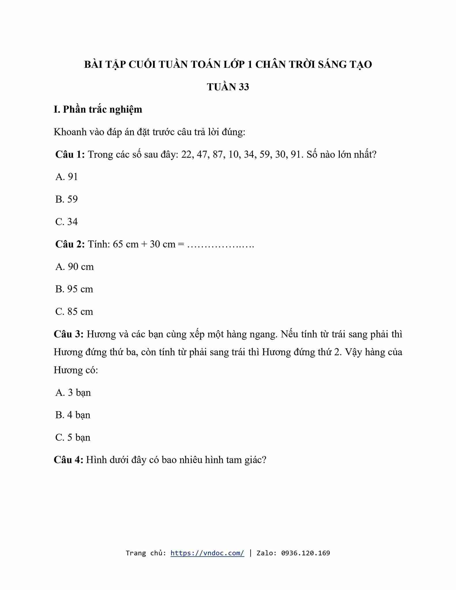 phieu bai tap cuoi tuan mon toan lop 1 CTST tuan 33 1*589555