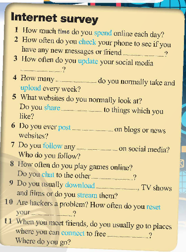 Tiếng Anh 9 Starter Unit Vocabulary Friends Plus