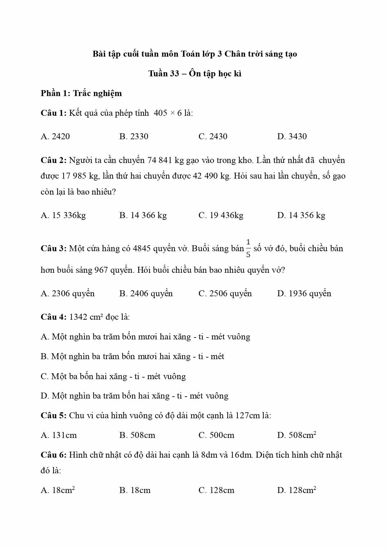bai tap cuoi tuan 33 toan nang cao lop 3 ctst page 0001*590301