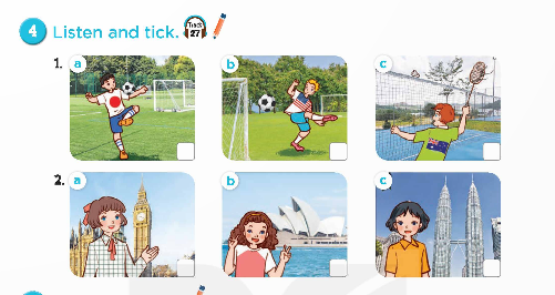 Tiếng Anh lớp 5 Global Success Unit 3 Lesson 1